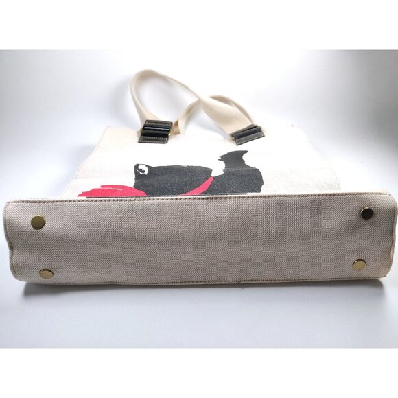 Jason Wu x Target Milu Print Black Cat Bag Tote Handbag Limited Edition 14"x14" - Picture 3 of 8